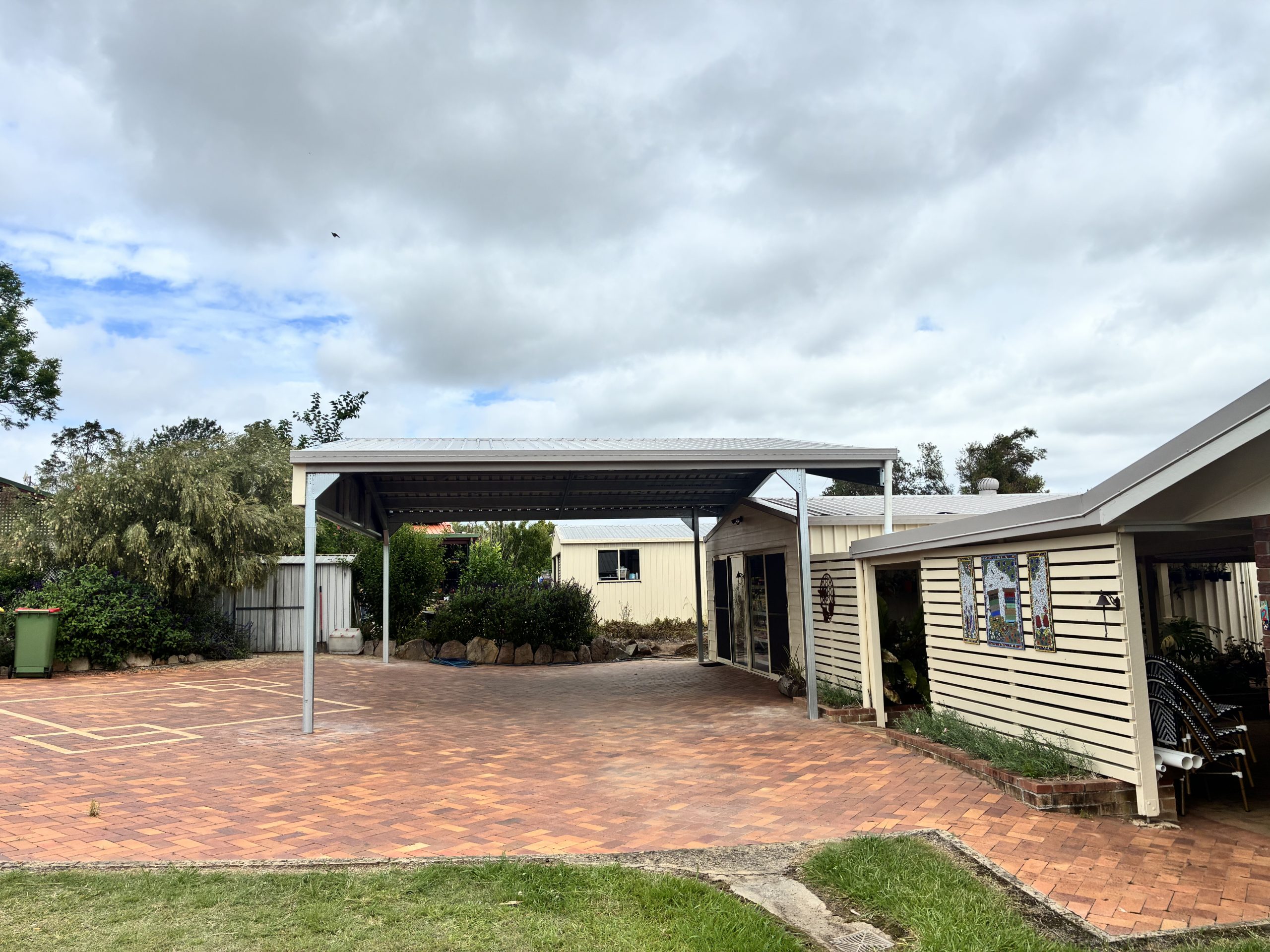 Carport roof and fascia detail