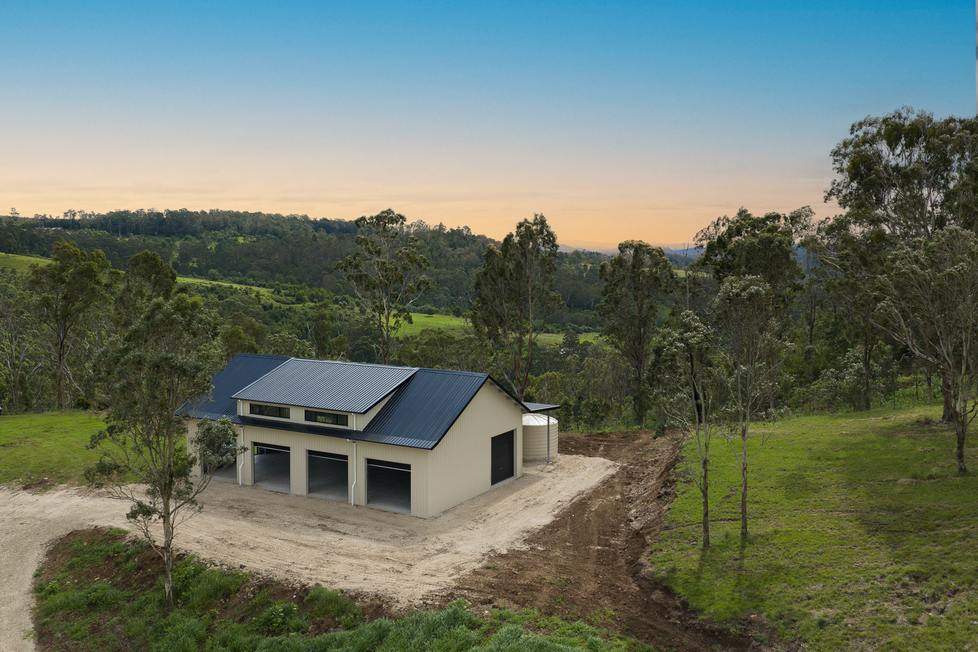 Custom COLORBOND shed colour options Toowoomba